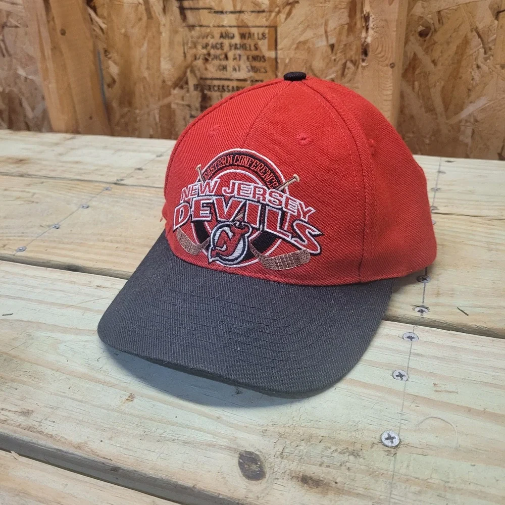 New Jersey Devils Hockey Hat Russell Athletic NHL Eastern Conference Cap